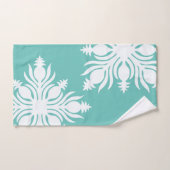 bain de courtepointe moderne et tropical hawaïen t (Serviette à main)
