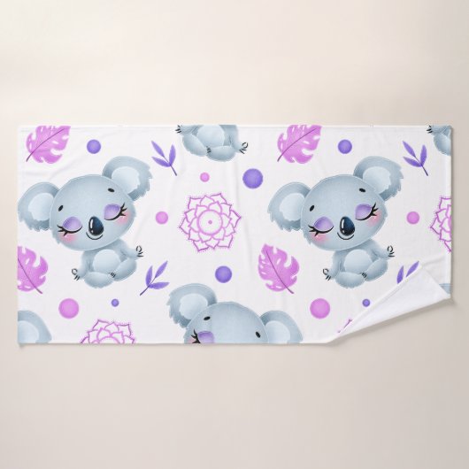Bain de koala zen (Serviette de bain)