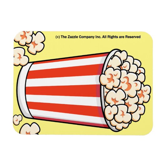 Bain de maïs à Popcorn Magnet flexible (Horizontal)