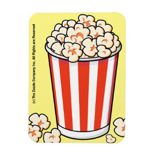 Bain de maïs à Popcorn Magnet flexible