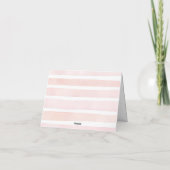 Bain de mer rose bébé fille plié Merci (Dos)
