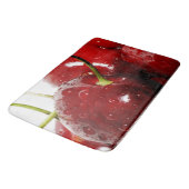 Bain Décor rouge lumineux de maison de tapis de (Angle)