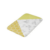 Bain Effet de nid d'abeilles et de marbre : Tapis de (Angle)