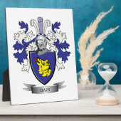 Bain Family Crest Coat of Arms Fotoplaat (Zijkant)