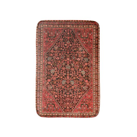 Bain Impression de tapis de soie persan (Devant (Vertical))