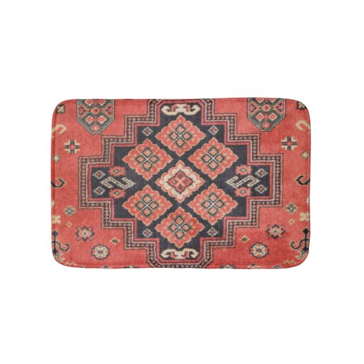 Bain Impression de tapis de soie persan (Devant)