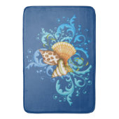 Bain La mer Shell de peluche éclaboussent des tapis de (devant Vertical)