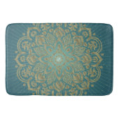 Bain MANDALA Golden Rosette - Mat de bain, Tapis (Devant)