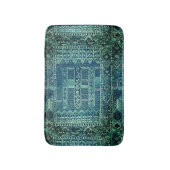 Bain Modèle de tapis oriental en blues (Devant (Vertical))