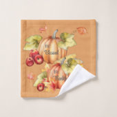 Bain Orange Sois Remercié, Sois Béni Serviette De  (Gant de toilette)