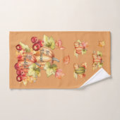 Bain Orange Sois Remercié, Sois Béni Serviette De  (Serviette à main)