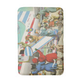 Bain PASSERELLES : Voyage de fève des chats - tapis de (Devant (Vertical))