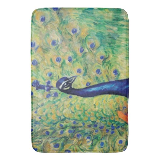Bain Peacock - Mat de bain, Tapis (devant Vertical)