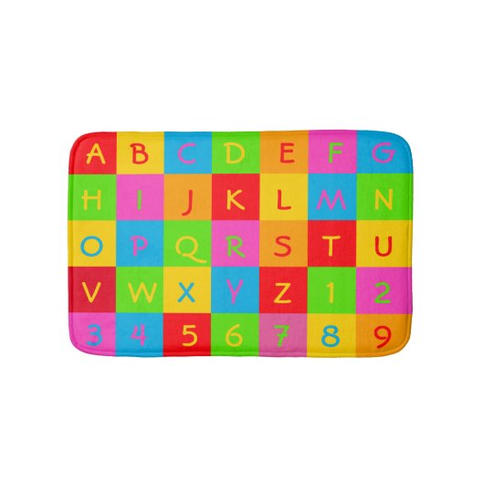 Bain Police classique de gargouille de tapis d'alphabet (Devant)