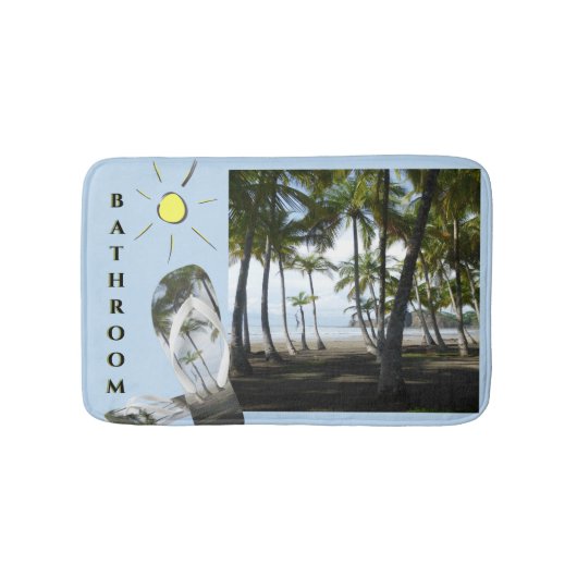 Bain Sámara Plage Salle De Bains Sunny Poussière. Tapis (Devant)