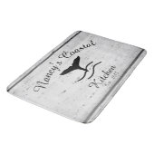 Bain Tapis côtier de cuisine de monogramme de ferme (Angle)