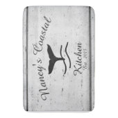 Bain Tapis côtier de cuisine de monogramme de ferme (devant Vertical)