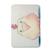 Bain Tapis de bain, aquarelle Poussin Bébé (Devant (Vertical))