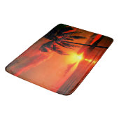 Bain Tapis de bain/coucher du soleil tropical (Angle)