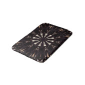 Bain Tapis de bain, image de kaléidoscope abstrait (Angle)