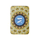 Bain Tapis de bain, image de kaléidoscope abstrait (Devant (Vertical))
