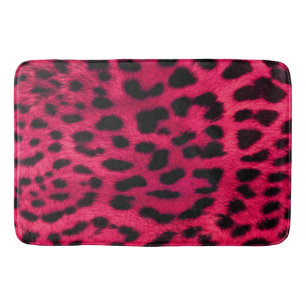 Bain Tapis de bain/motif de zèbre rose
