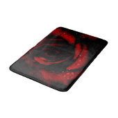 Bain Tapis de bain/rose rouge (Angle)