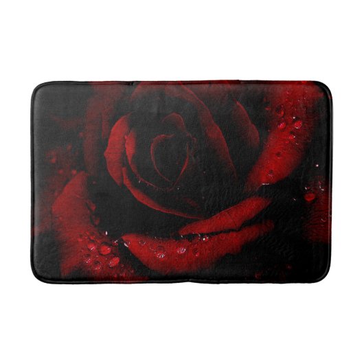 Bain Tapis de bain/rose rouge (Devant)