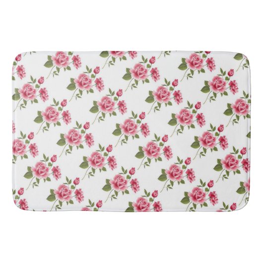 Bain Tapis de bain/Roses roses (Devant)