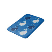 Bain Tapis de baleines pour des enfants bleus (Angle)