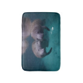 Bain Tapis de salle de bains de 2 amis de lamantin (Devant (Vertical))
