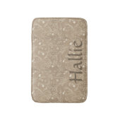 Bain Tapis de table pour chien - Botanique marron, Pers (Devant (Vertical))