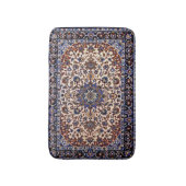 Bain Tapis de tapis bleu persan turc antique (Devant (Vertical))