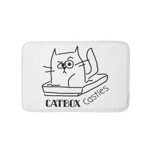 Bain Tapis d'ordures de châteaux de Catbox (Devant)