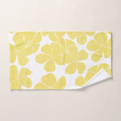 bain tropicale moderne frangipani plumeria (Serviette à main)
