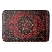 Bain Visage de tapis persan en champ teinté rose (Devant)