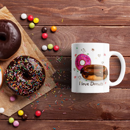 Bains de couleur mignonne Café Mug