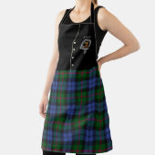 Baird Clan Badge & Tartan Kilt Schort (Insitu)