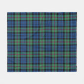Baird Oude Plaid Fleece Deken (Voorkant (Horizontaal))