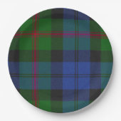 Baird Schotse Clan Tartan Schotse Plaid Patroon Papieren Bordje (Voorkant)