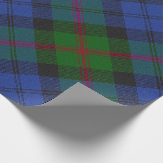 Baird Scottish Clan Tartan Pset Pattern Cadeaupapier (Hoek)
