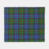 Baird Scottish Clan Tartan Pset Pattern Fleece Deken (Voorkant (Horizontaal))