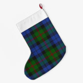 Baird Scottish Clan Tartan Pset Pattern Grote Kerstsok (Achterkant (Hangend))