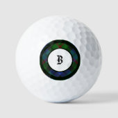 Baird Tartan Clan Plaid Pattern Golfballen (Voorkant)