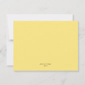 Baise blanche sur mariage jaune RSVP (Dos)