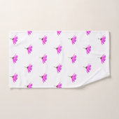 Baise rose (Serviette à main)