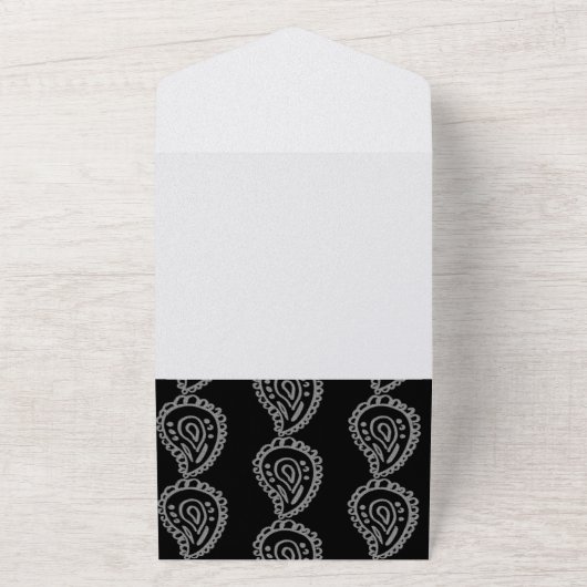 Baisely Folie Card All In One Uitnodiging (Buitenkant)