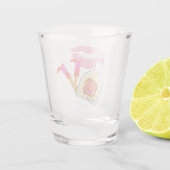 Baiser Adieu verre de tir (Dos)