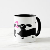 Baiser Canines Mug (Devant droit)