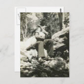 Baiser dans les bois carte postale (Devant / Derrière)